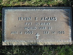 Irvin E Adams 