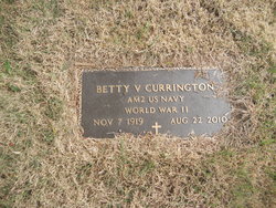 Betty V. <I>Snyder</I> Currington 