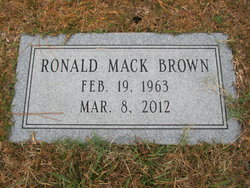 Ronald Mack Brown 