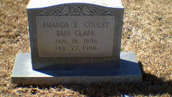 Amanda Elizabeth <I>Cooley</I> Bain Clark 