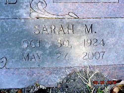 Sarah M <I>Coffey</I> Moore 