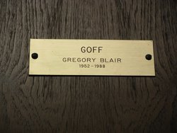 Gregory Blair Goff Sr.