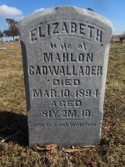 Elizabeth <I>Crew</I> Cadwallader 