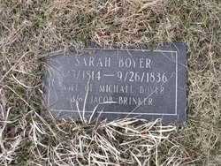 Sarah <I>Brinker</I> Boyer 