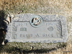 Elsie A <I>Oaks</I> Rice 