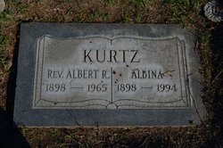 Rev Albert Rudolph Kurtz 