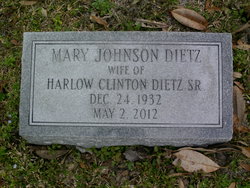Mary Etta <I>Johnson</I> Dietz 