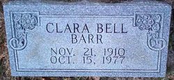 Clara Bell <I>Cooper</I> Barr 