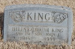 Helen Catherine <I>Galbraith</I> King 