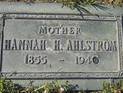 Hannah Harriet <I>Banks</I> Ahlstrom 