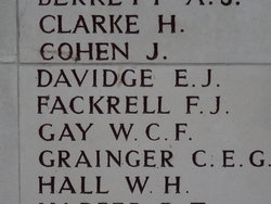 Lance Corporal Frank Joseph Fackrell 