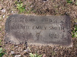 Mattie Emily <I>Dixon</I> Smith 