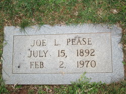 Joseph L “Joe” Pease 
