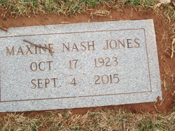 Maxine <I>Nash</I> Jones 
