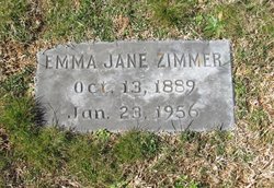 Emma Jane <I>Enroughty</I> Zimmer 