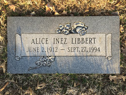 Alice Inez <I>Banther</I> Libbert 