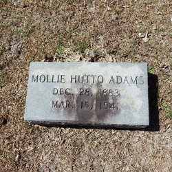 Mollie <I>Hutto</I> Adams 