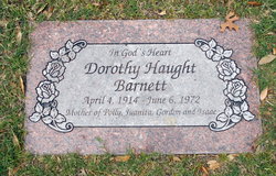 Dorothy Pearl <I>Haught</I> Barnett 