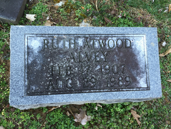 Ruth <I>Atwood</I> Alvey 