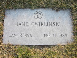 Jane <I>Lukaszewski</I> Cwiklinski 