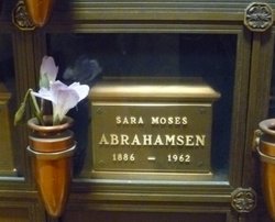 Sarah Gabrielle <I>Moses</I> Abrahamsen 