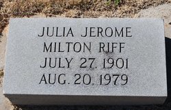 Julia <I>Jerome</I> Riff 