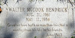 Walter McCook Hendrick 