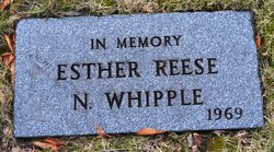 Esther <I>Reese</I> Whipple 