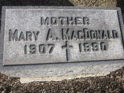 Mary Ann “Mayme” <I>Gering</I> MacDonald 