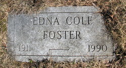 Edna May <I>Cole</I> Foster 