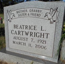 Beatrice Louise <I>Eakins</I> Cartwright 