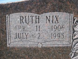 Ruth B. <I>Nix</I> Calaway 