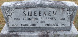 Margaret Jean “Greta” <I>Manzer</I> Sweeney 