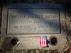 Argyle Everett Brown 