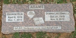 Donna Lee <I>Small</I> Adams 
