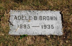 Adele <I>Birdsall</I> Brown 