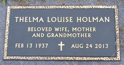 Thelma Louise <I>Weston</I> Holman 