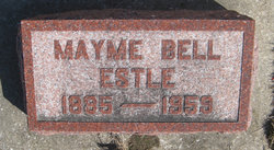 Mary Elizabeth “Mayme” <I>Bell</I> Estle 