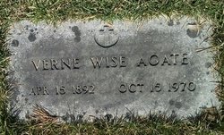 Verne O. “Peg” <I>Wise</I> Agate 