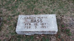 Elizabeth Henrietta <I>Kirchner</I> Bass 