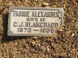 Fannie <I>Alexander</I> Blanchard 
