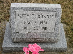 Betty F. <I>Fetter</I> Downey 