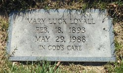 Mary Virginia <I>Luck</I> Loyall 