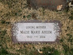 Mazie Marie Ahlum 