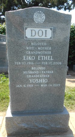 Eiko Ethel <I>Sasaki</I> Doi 