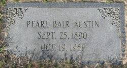 Pearl Clifton <I>Bair</I> Austin 