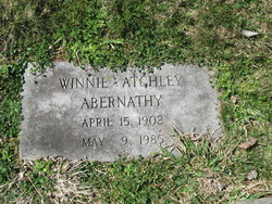 Winnie Blanche <I>Atchley</I> Abernathy 