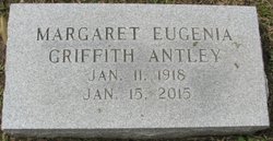 Margaret Eugenia “Gene” <I>Griffith</I> Antley 