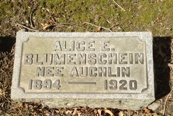 Alice E. <I>Auchlin</I> Blumenschein 