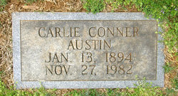 Carlie Virginia <I>Conner</I> Austin 